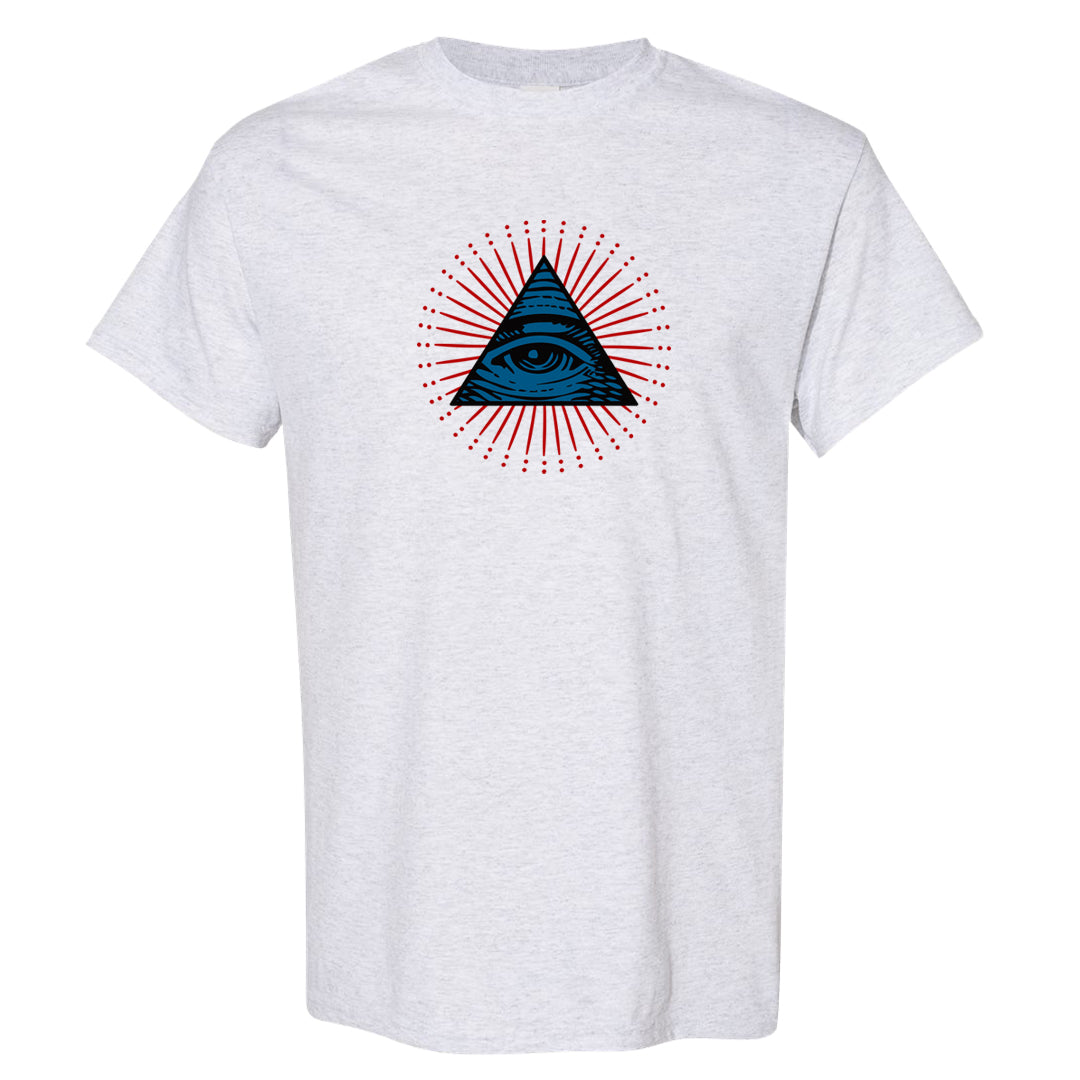 Golf Olympic Low 6s T Shirt | All Seeing Eye, Ash
