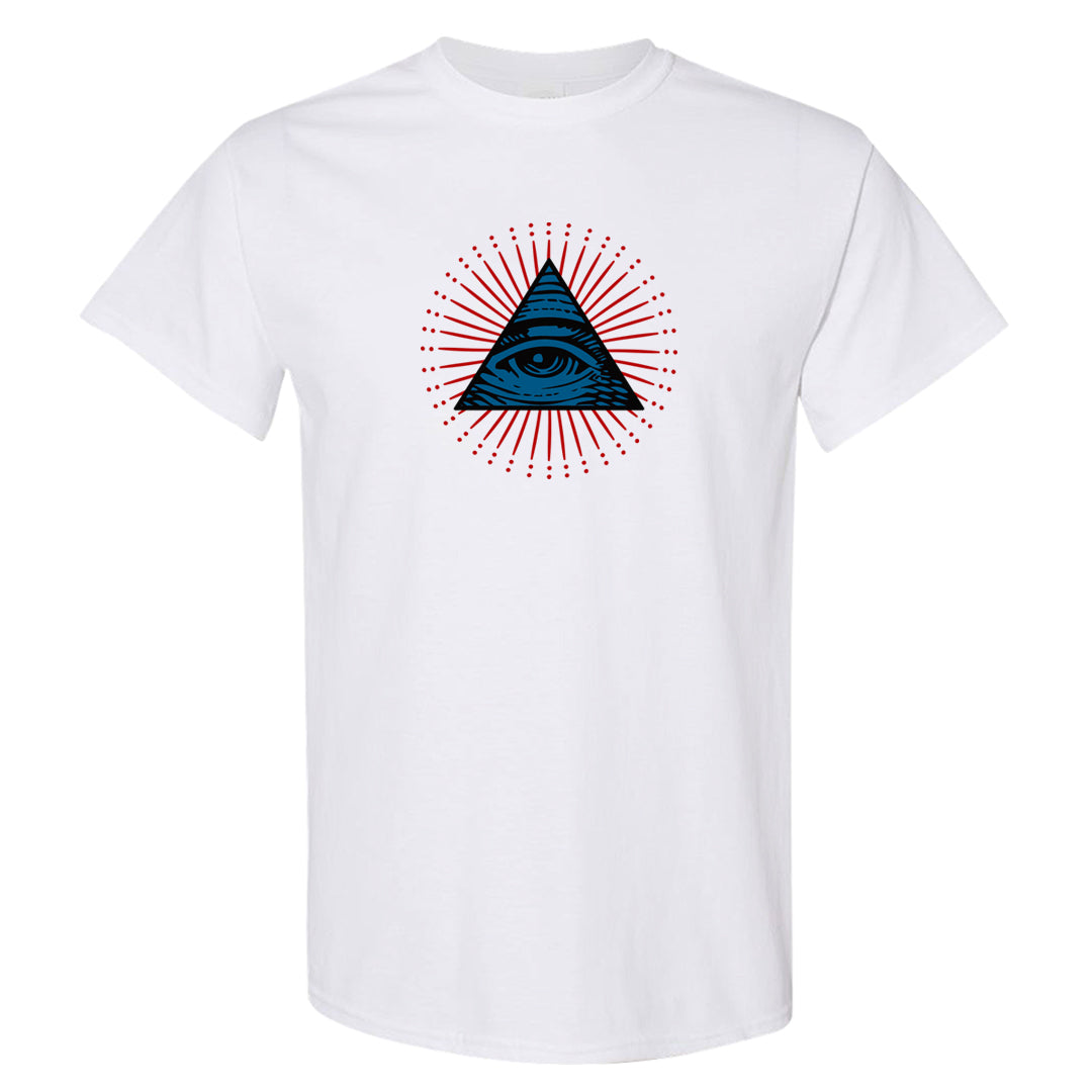 Golf Olympic Low 6s T Shirt | All Seeing Eye, White