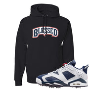 Golf Olympic Low 6s Hoodie | Blessed Arch, Black