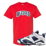 Golf Olympic Low 6s T Shirt | Blessed Arch, Red
