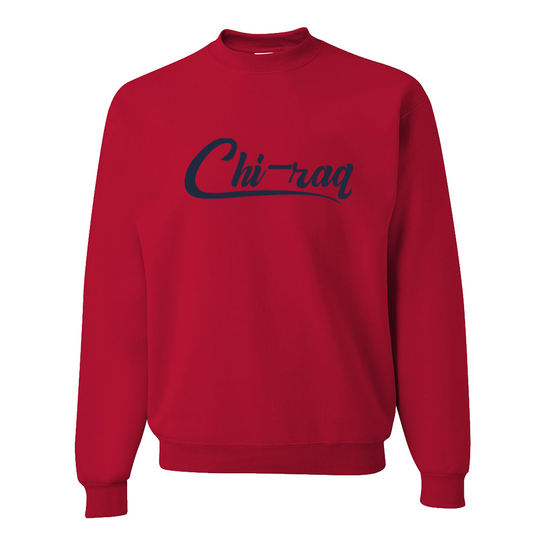 Golf Olympic Low 6s Crewneck Sweatshirt | Chiraq, Red
