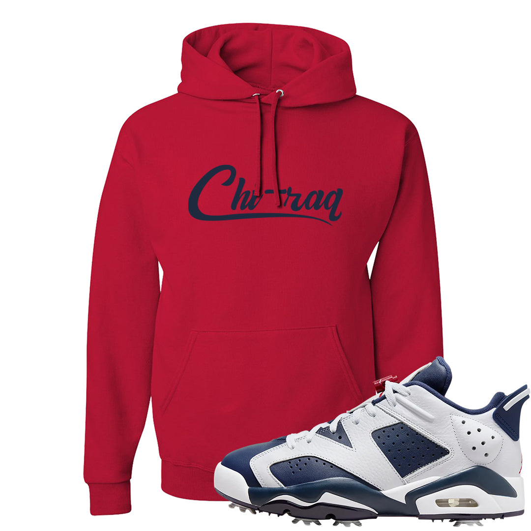 Golf Olympic Low 6s Hoodie | Chiraq, Red