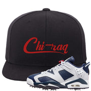 Golf Olympic Low 6s Snapback Hat | Chiraq, Black