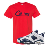 Golf Olympic Low 6s T Shirt | Chiraq, Red