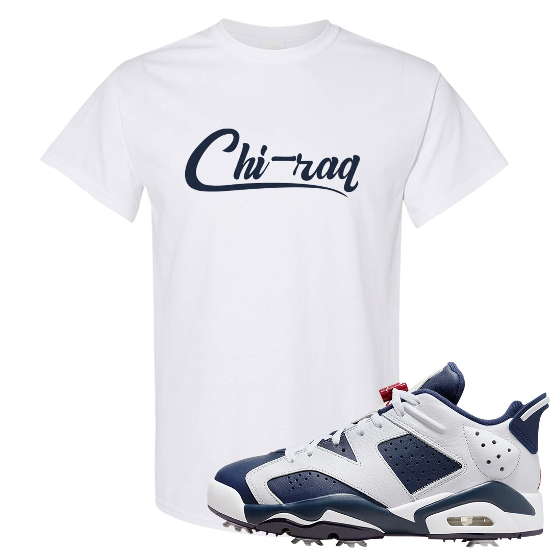 Golf Olympic Low 6s T Shirt | Chiraq, White