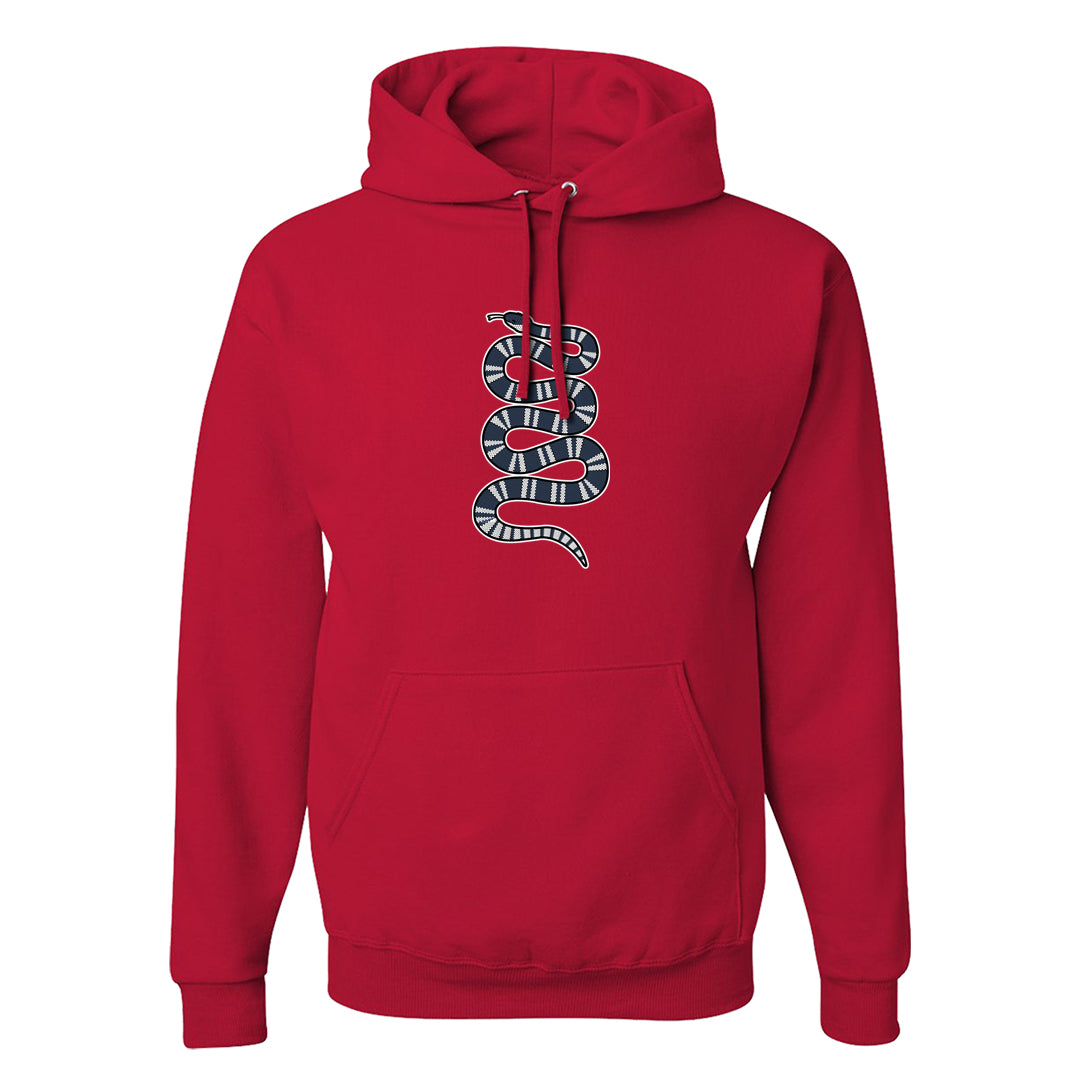 Golf Olympic Low 6s Hoodie | Coiled Snake, Red