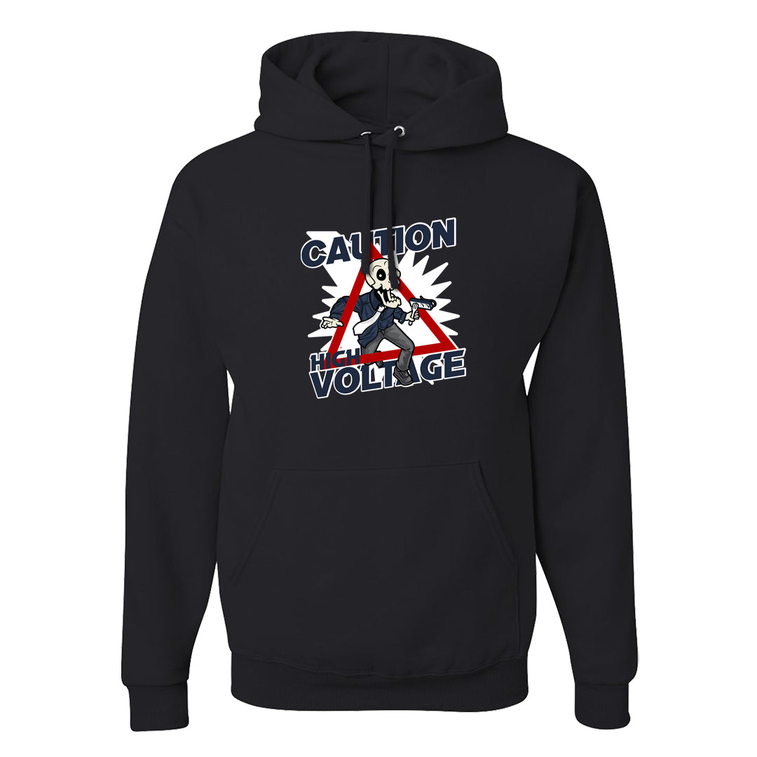 Golf Olympic Low 6s Hoodie | Caution High Voltage, Black