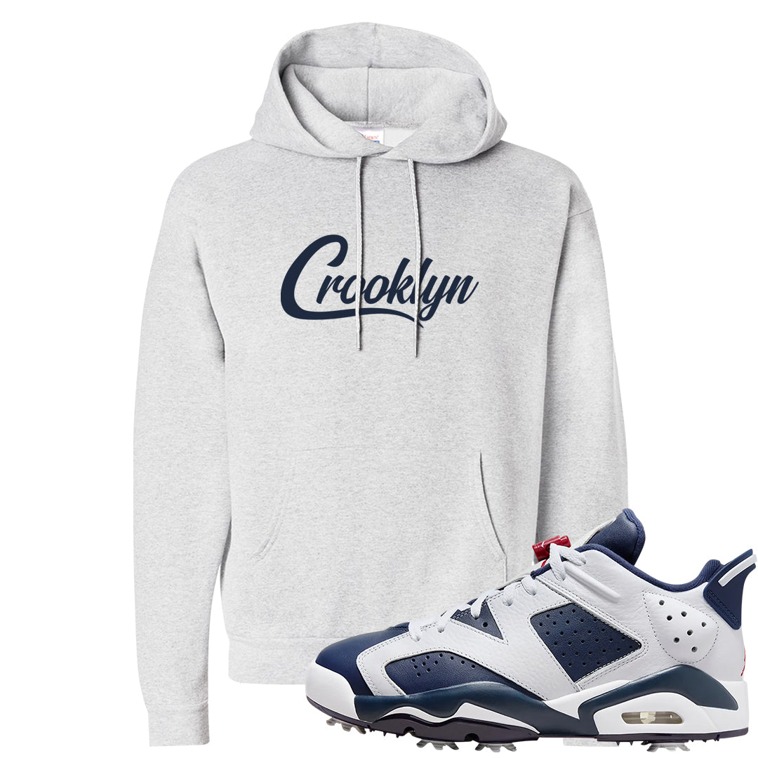 Golf Olympic Low 6s Hoodie | Crooklyn, Ash