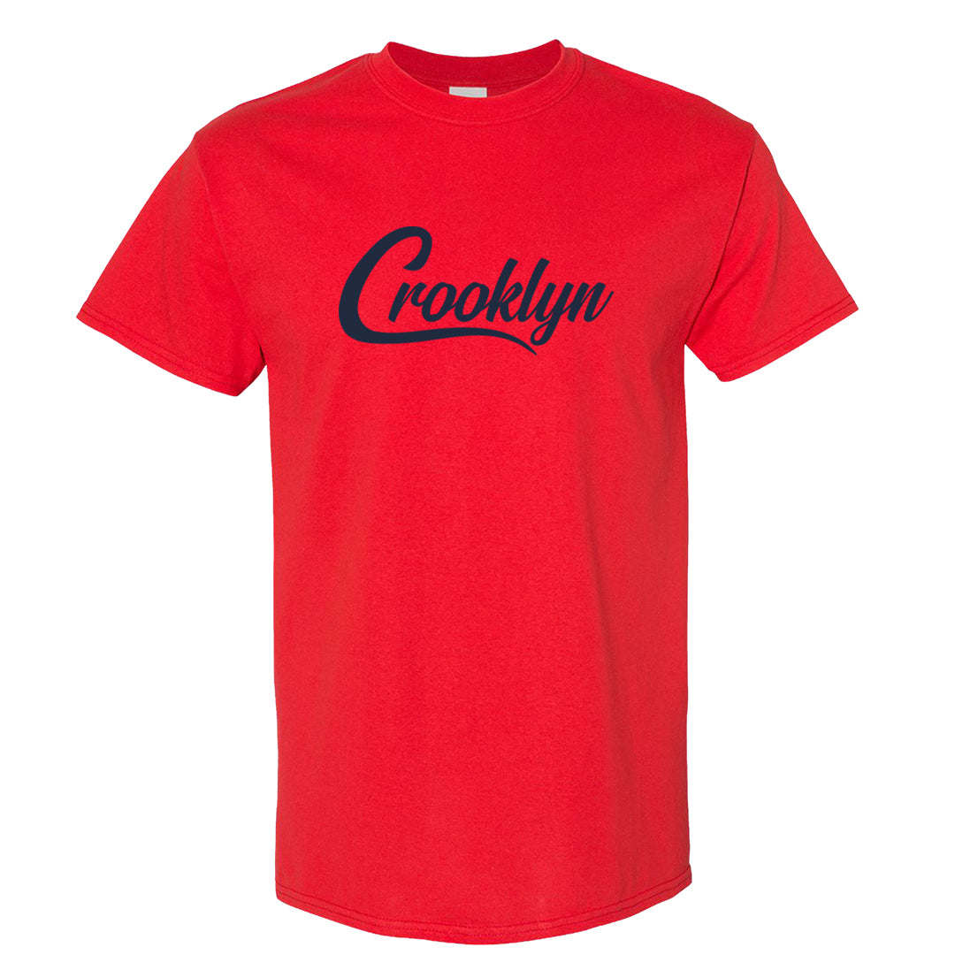 Golf Olympic Low 6s T Shirt | Crooklyn, Red