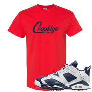 Golf Olympic Low 6s T Shirt | Crooklyn, Red