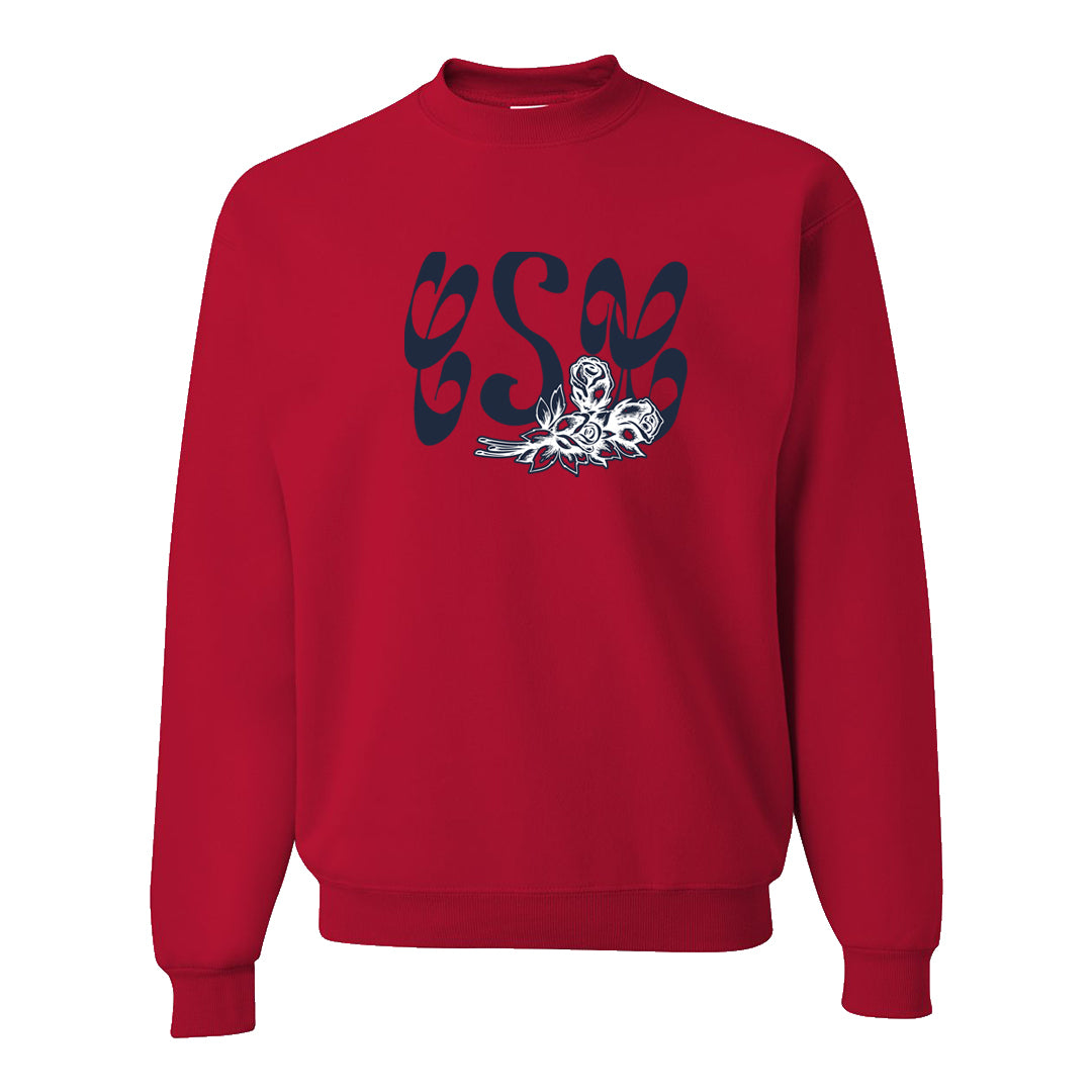 Golf Olympic Low 6s Crewneck Sweatshirt | Certified Sneakerhead, Red