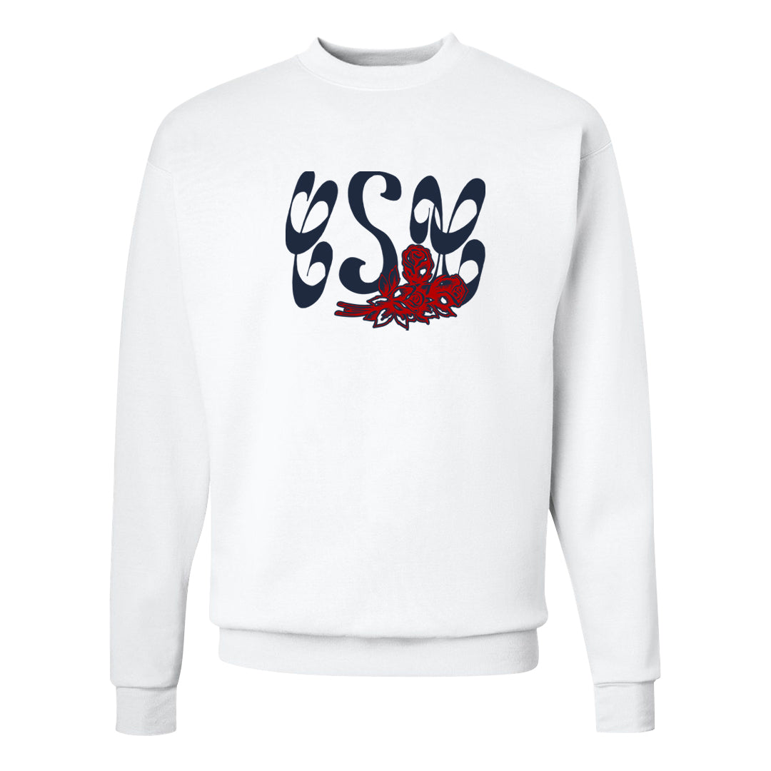 Golf Olympic Low 6s Crewneck Sweatshirt | Certified Sneakerhead, White