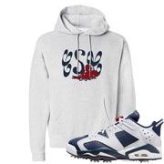 Golf Olympic Low 6s Hoodie | Certified Sneakerhead, Ash