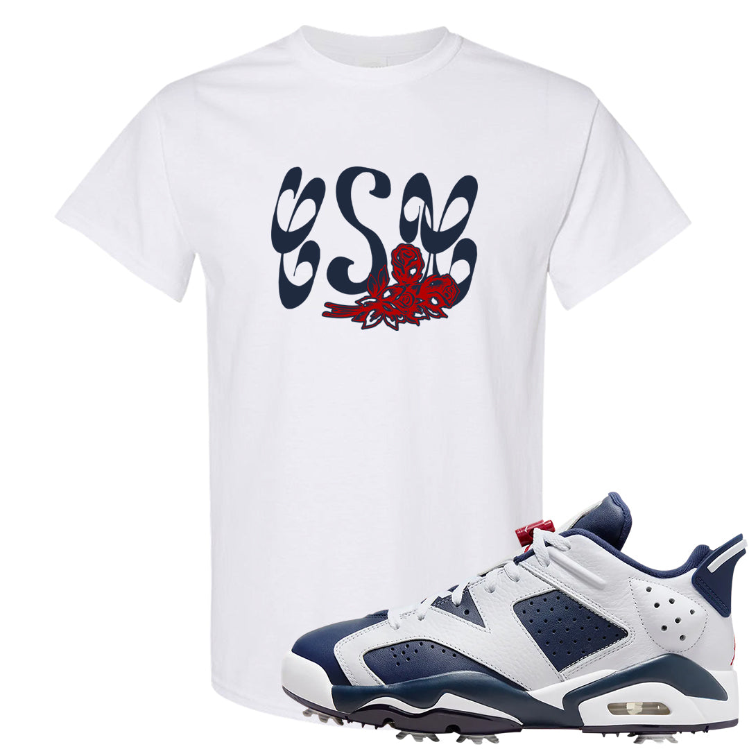 Golf Olympic Low 6s T Shirt | Certified Sneakerhead, White