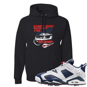 Golf Olympic Low 6s Hoodie | Drip God Racing Club, Black