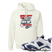 Golf Olympic Low 6s Hoodie | Drip God Racing Club, White