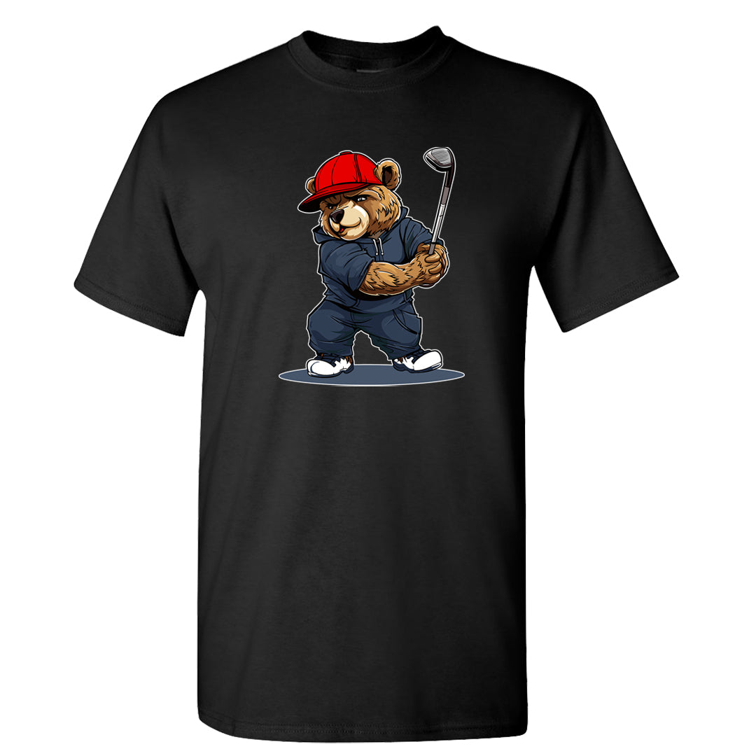 Golf Olympic Low 6s T Shirt | Golf Bear, Black