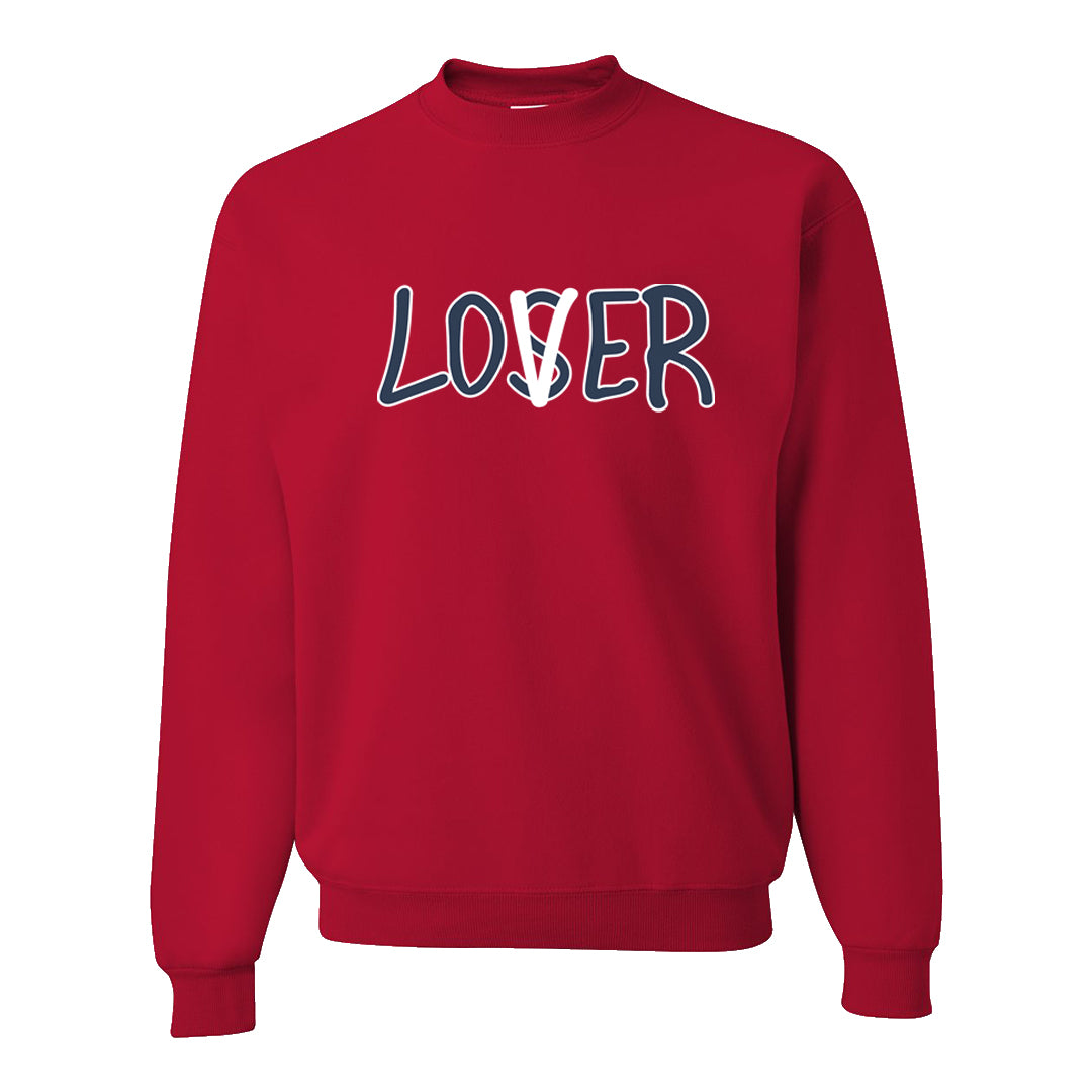Golf Olympic Low 6s Crewneck Sweatshirt | Lover, Red