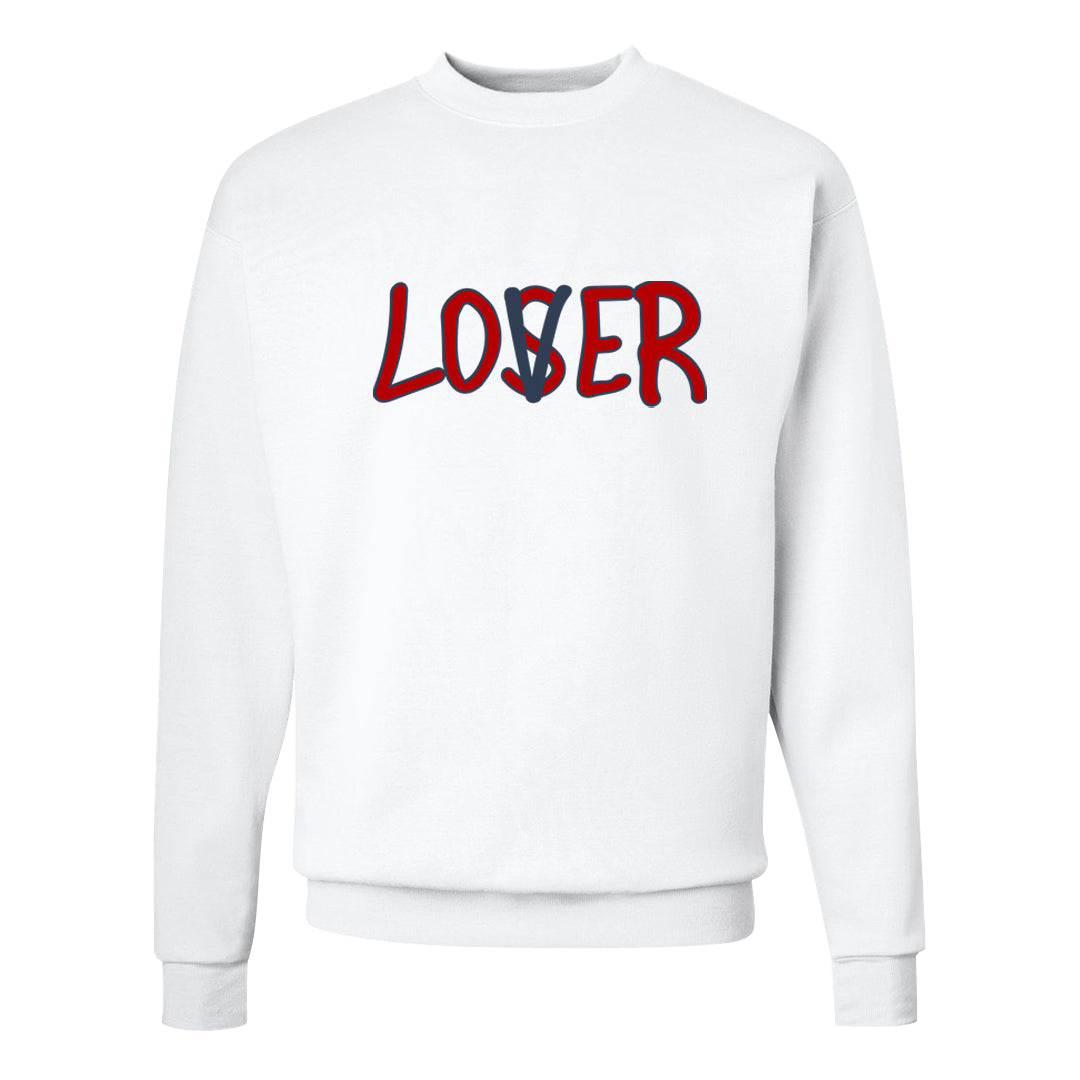 Golf Olympic Low 6s Crewneck Sweatshirt | Lover, White