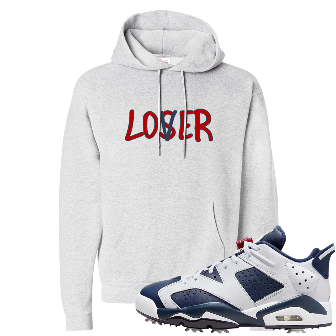 Golf Olympic Low 6s Hoodie | Lover, Ash