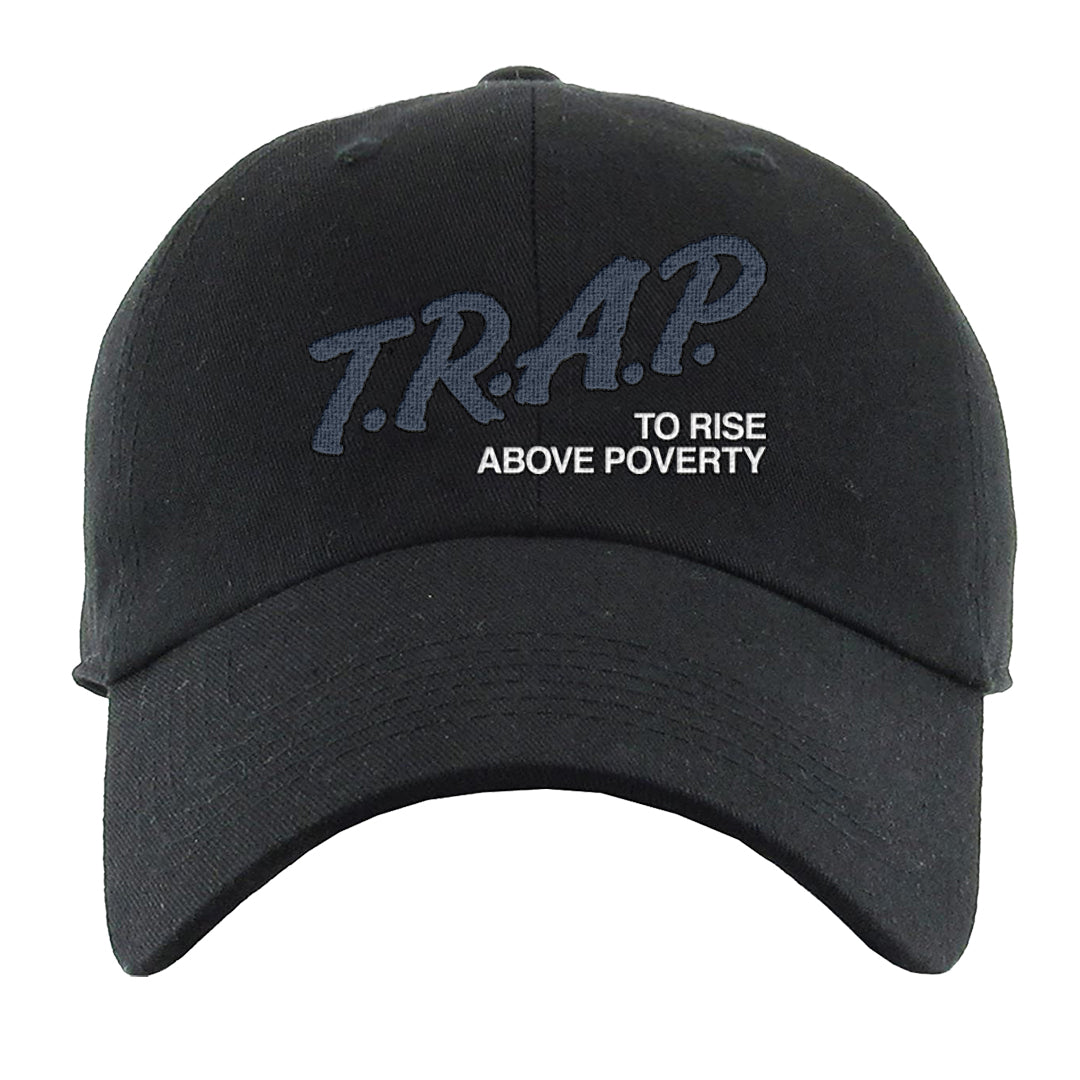 Golf Olympic Low 6s Dad Hat | Trap To Rise Above Poverty, Black