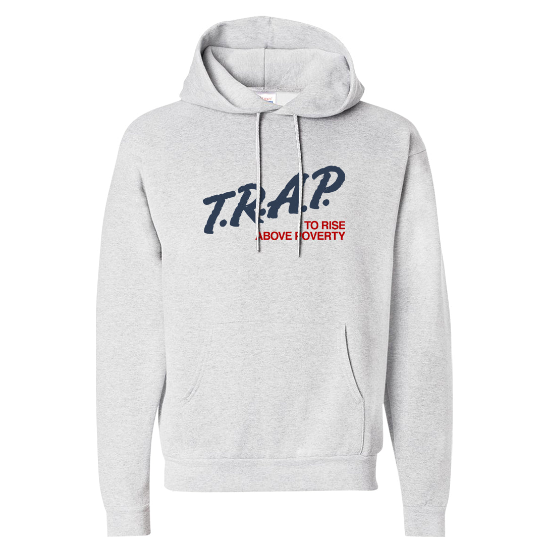 Golf Olympic Low 6s Hoodie | Trap To Rise Above Poverty, Ash