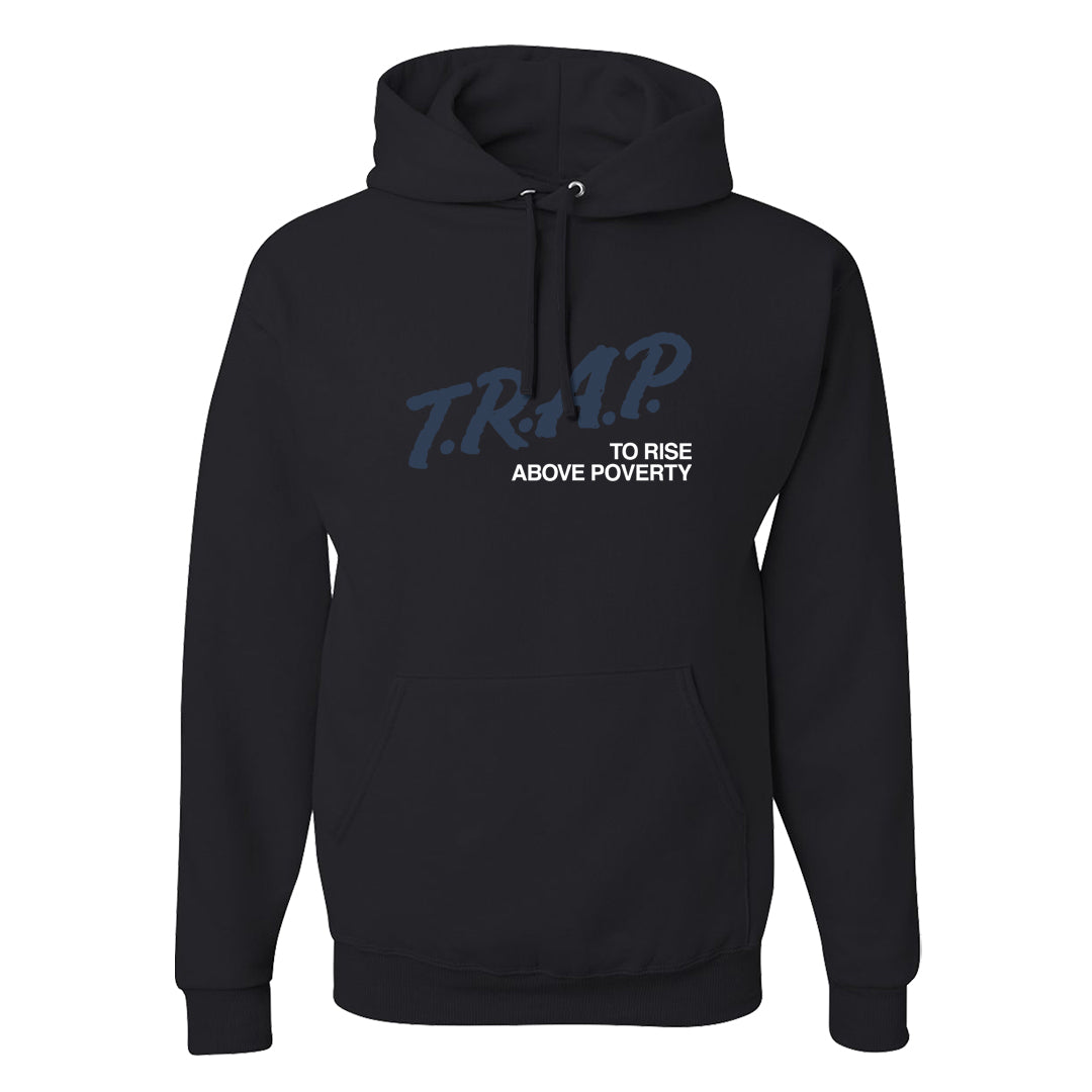 Golf Olympic Low 6s Hoodie | Trap To Rise Above Poverty, Black