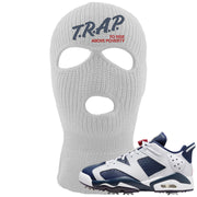 Golf Olympic Low 6s Ski Mask | Trap To Rise Above Poverty, White