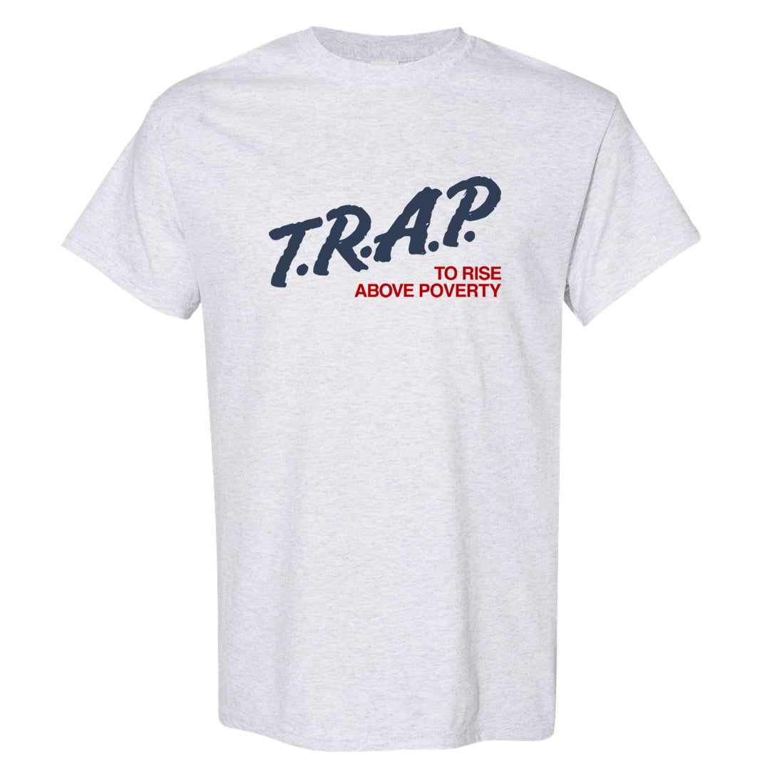 Golf Olympic Low 6s T Shirt | Trap To Rise Above Poverty, Ash