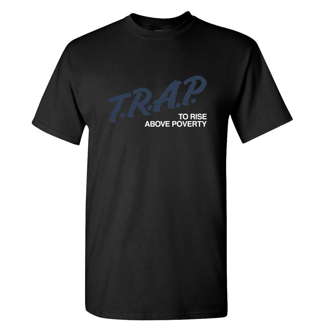 Golf Olympic Low 6s T Shirt | Trap To Rise Above Poverty, Black