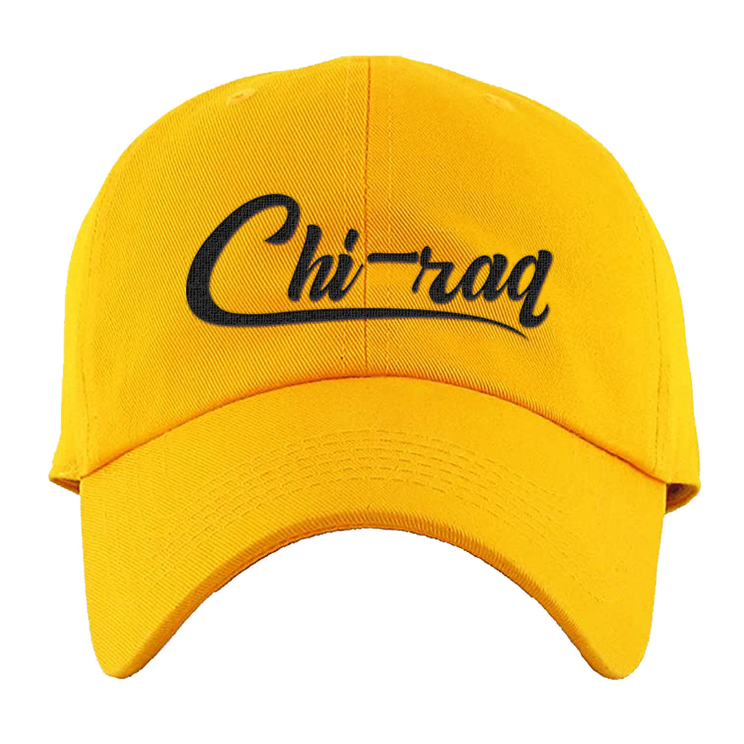 Yellow Ochre 6s Dad Hat | Chiraq, Gold