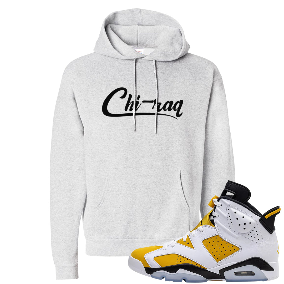 Yellow Ochre 6s Hoodie | Chiraq, Ash