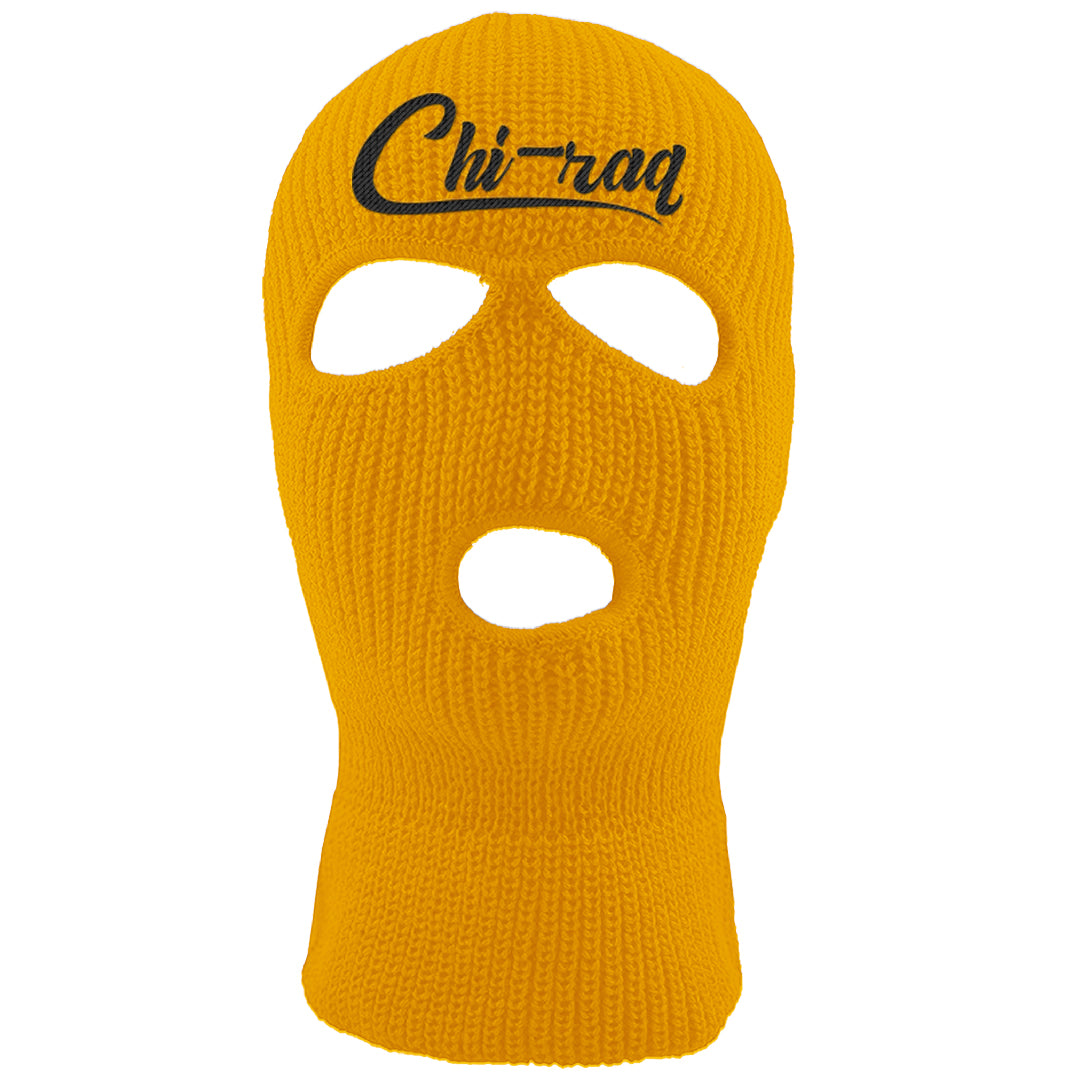 Yellow Ochre 6s Ski Mask | Chiraq, Gold