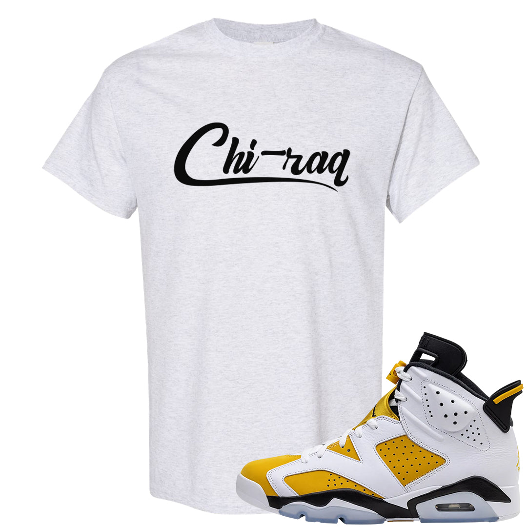 Yellow Ochre 6s T Shirt | Chiraq, Ash