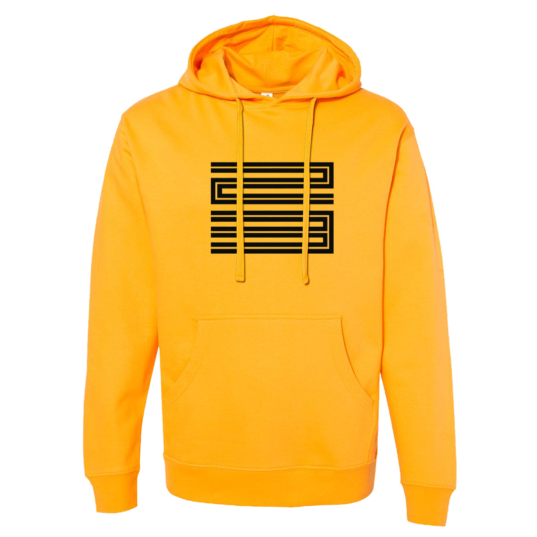 Yellow Ochre 6s Hoodie | Double Line 23, Gold