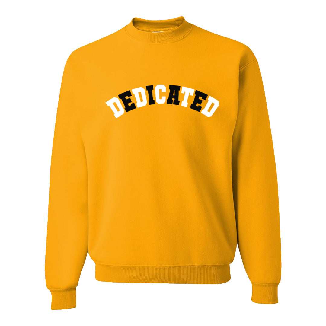 Yellow Ochre 6s Crewneck Sweatshirt | Dedicated, Gold