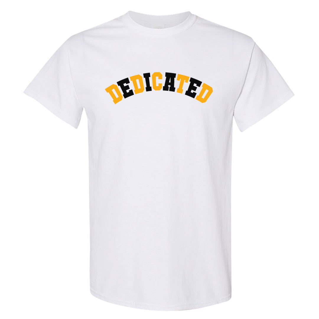 Yellow Ochre 6s T Shirt | Dedicated, White