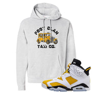 Yellow Ochre 6s Hoodie | Foot Clan Taxi Co., Ash