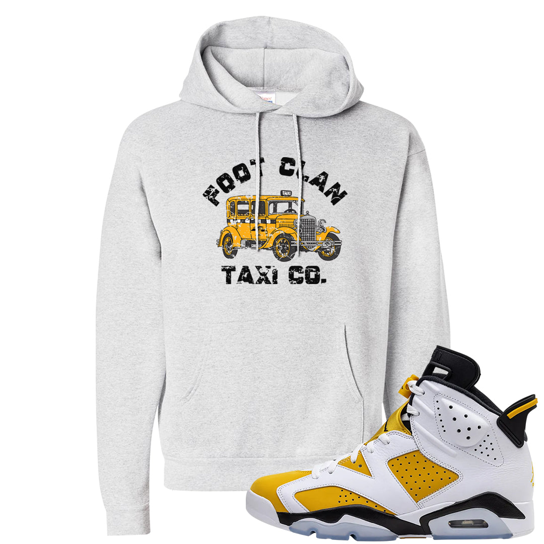 Yellow Ochre 6s Hoodie | Foot Clan Taxi Co., Ash