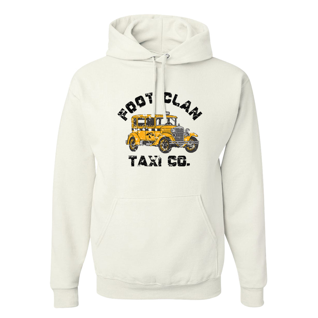 Yellow Ochre 6s Hoodie | Foot Clan Taxi Co., White
