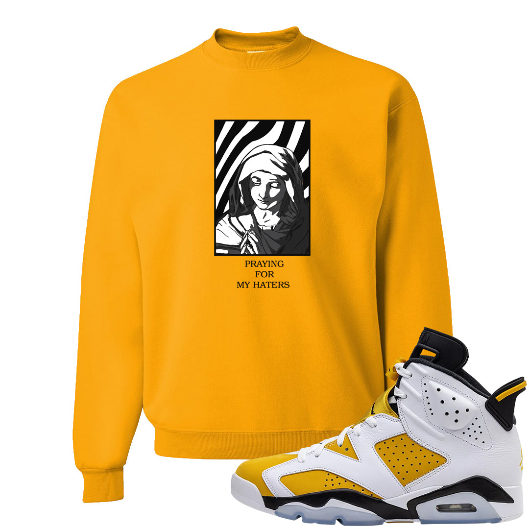 Yellow Ochre 6s Crewneck Sweatshirt | God Told Me, Gold