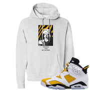 Yellow Ochre 6s Hoodie | God Told Me, Ash