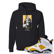 Yellow Ochre 6s Hoodie | God Told Me, Black