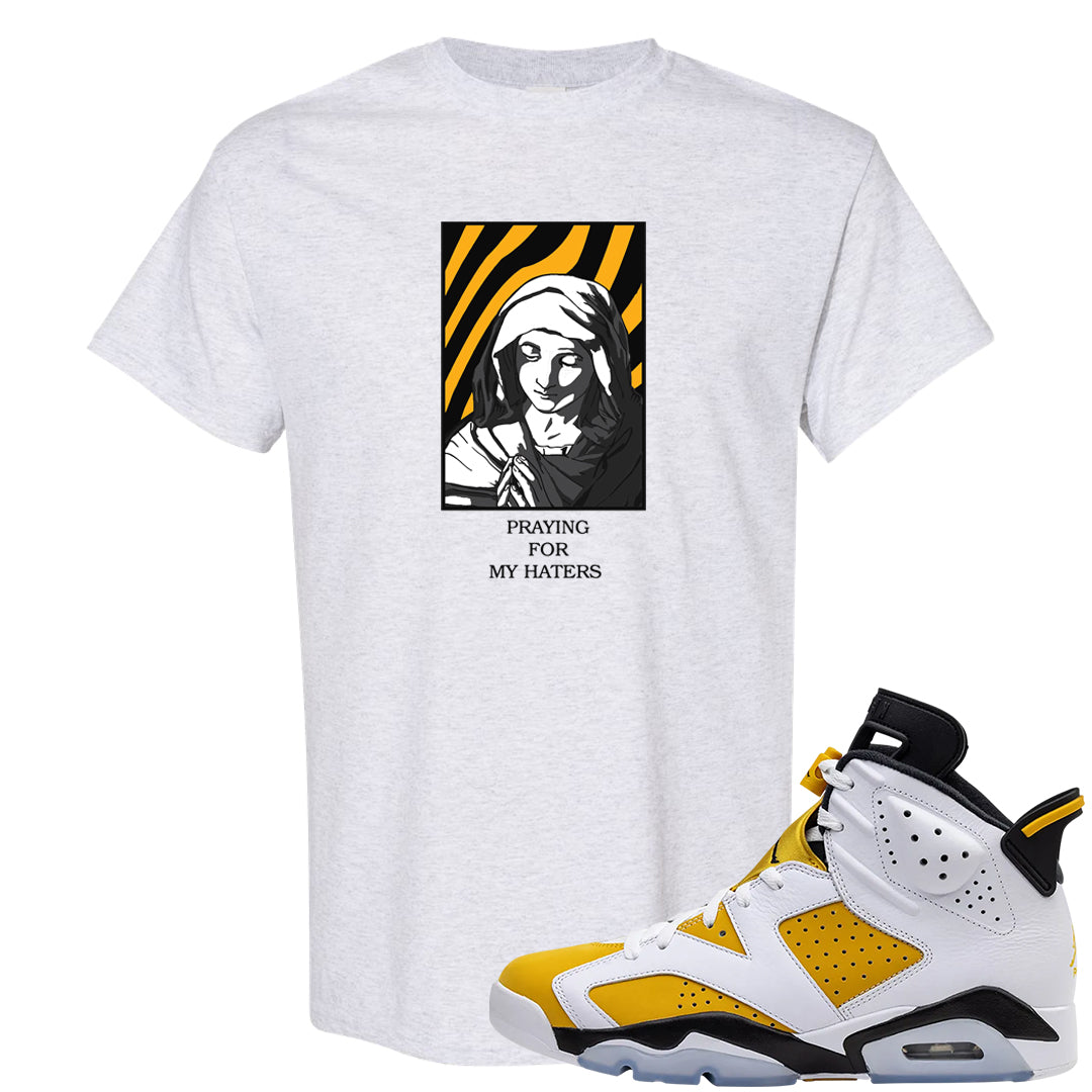 Yellow Ochre 6s T Shirt | God Told Me, Ash