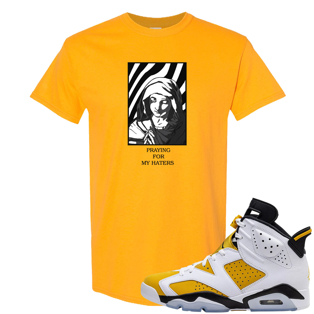 Yellow Ochre 6s T Shirt | God Told Me, Gold