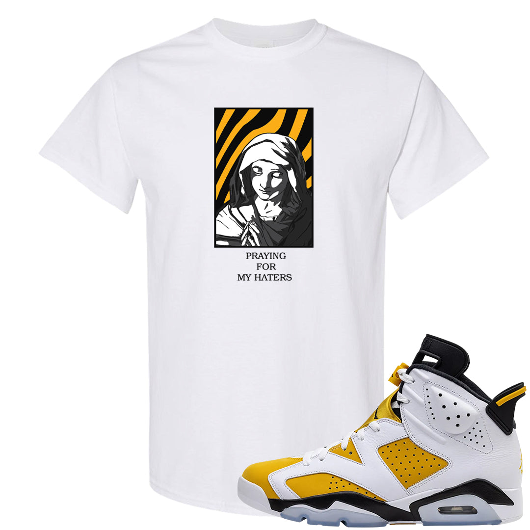 Yellow Ochre 6s T Shirt | God Told Me, White