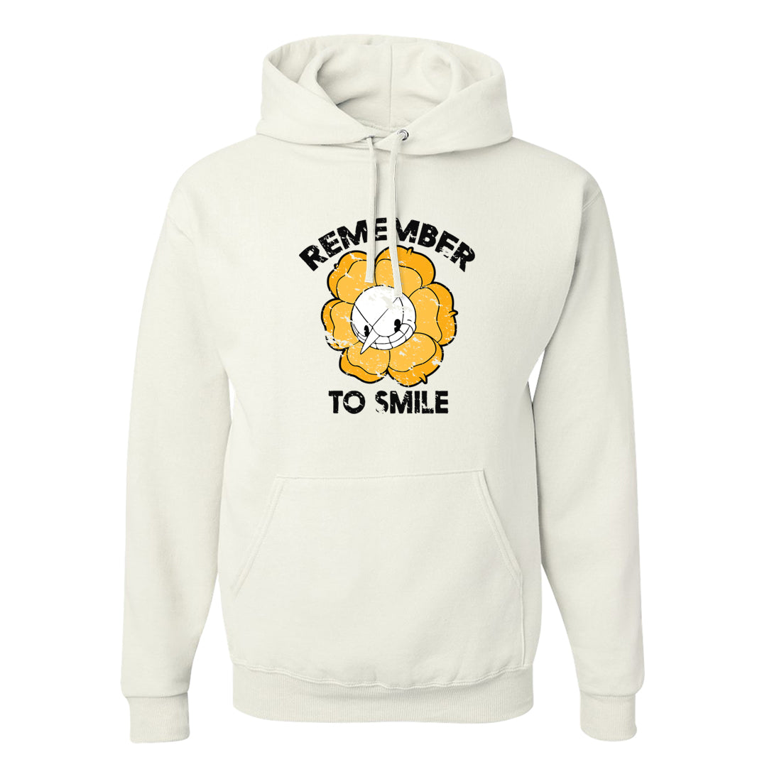 Yellow Ochre 6s Hoodie | Remember To Smile, White