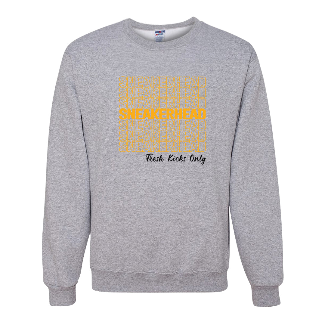 Yellow Ochre 6s Crewneck Sweatshirt | Thank You Sneakers, Ash