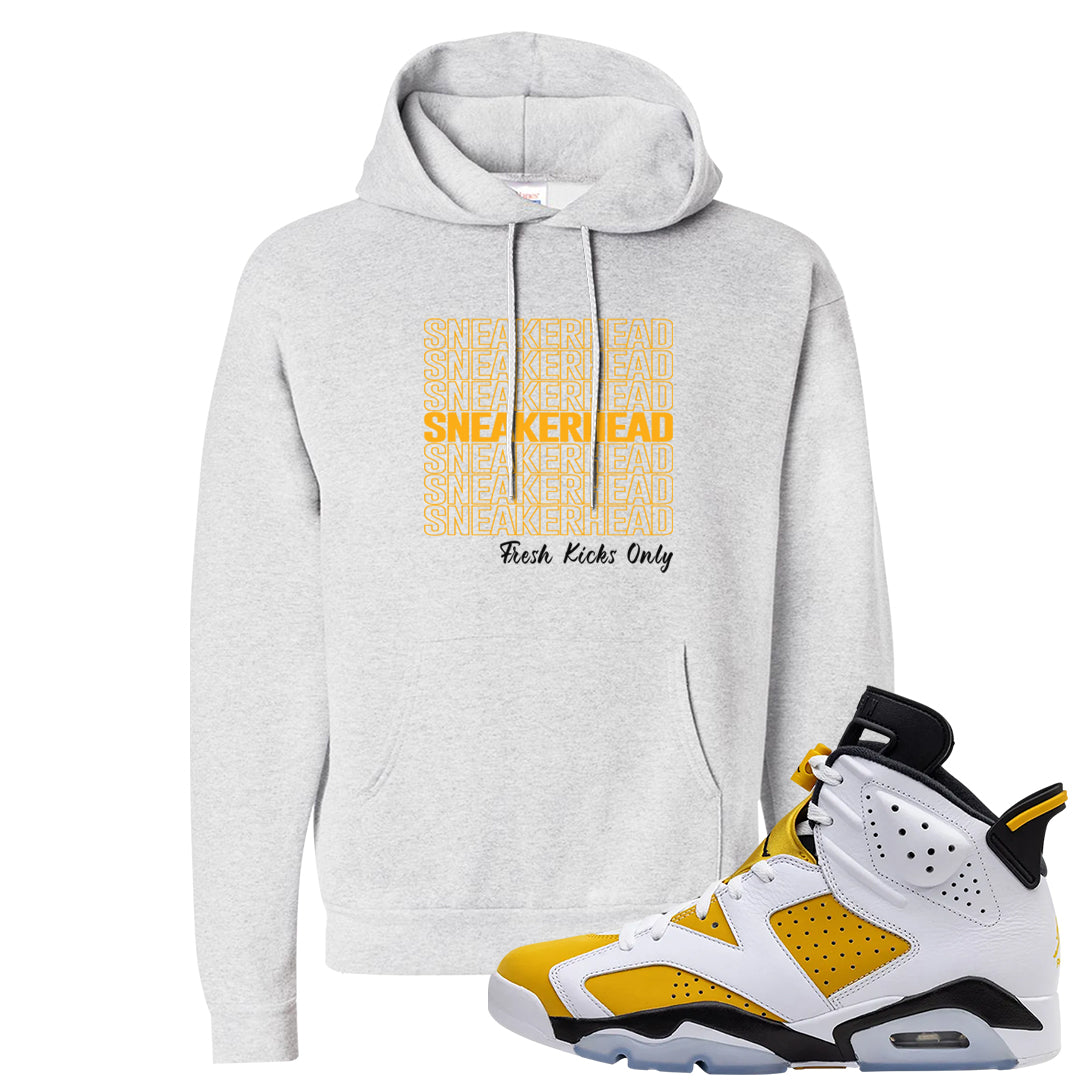 Yellow Ochre 6s Hoodie | Thank You Sneakers, Ash