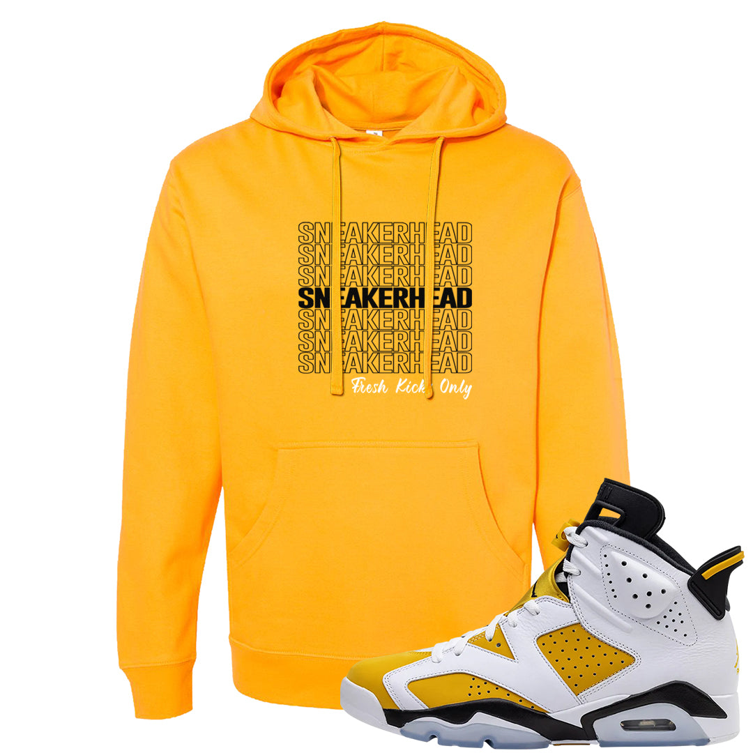 Yellow Ochre 6s Hoodie | Thank You Sneakers, Gold